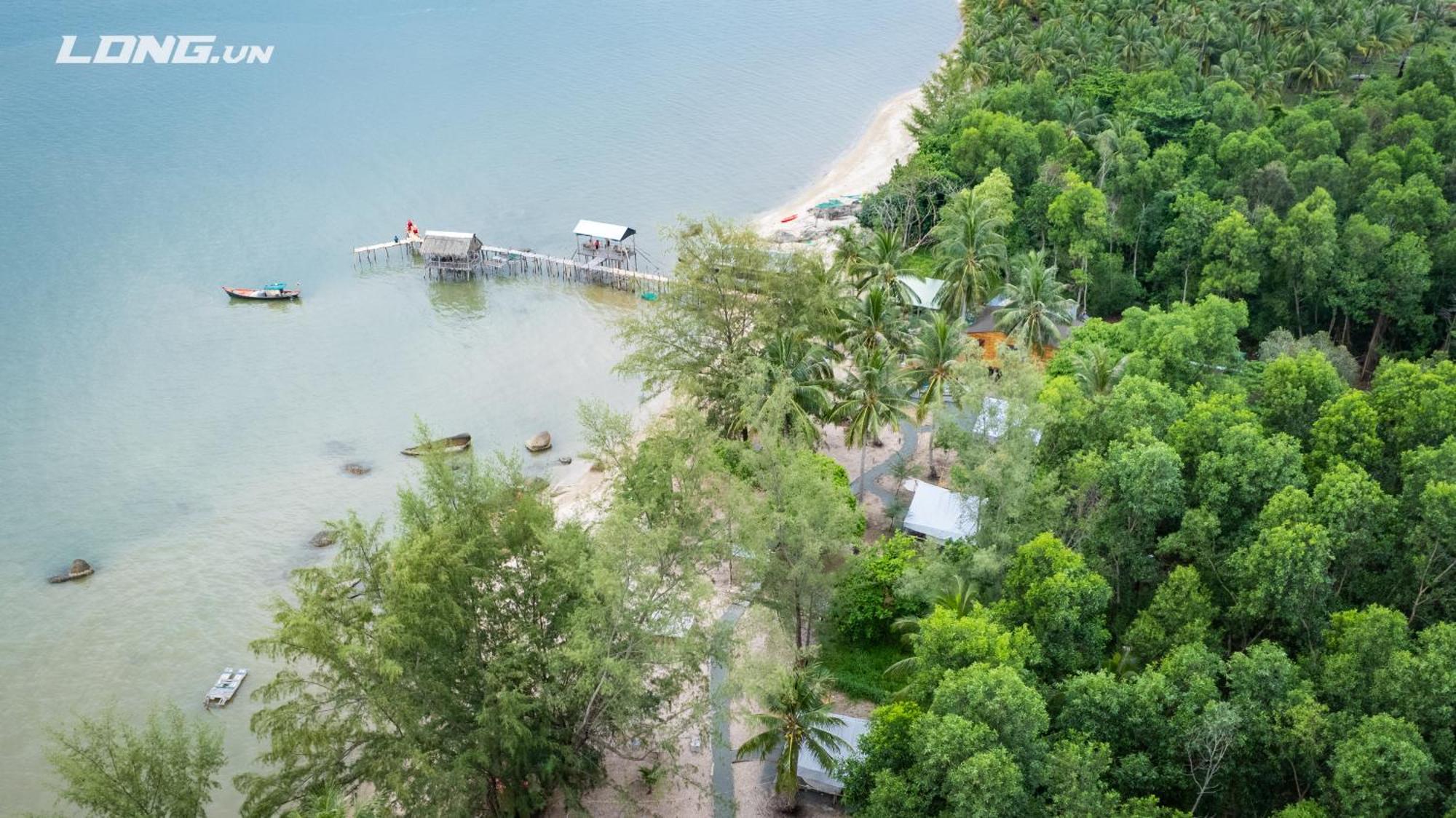 Гостевой дом Bai Thom Retreat Дуонг-Донг Экстерьер фото